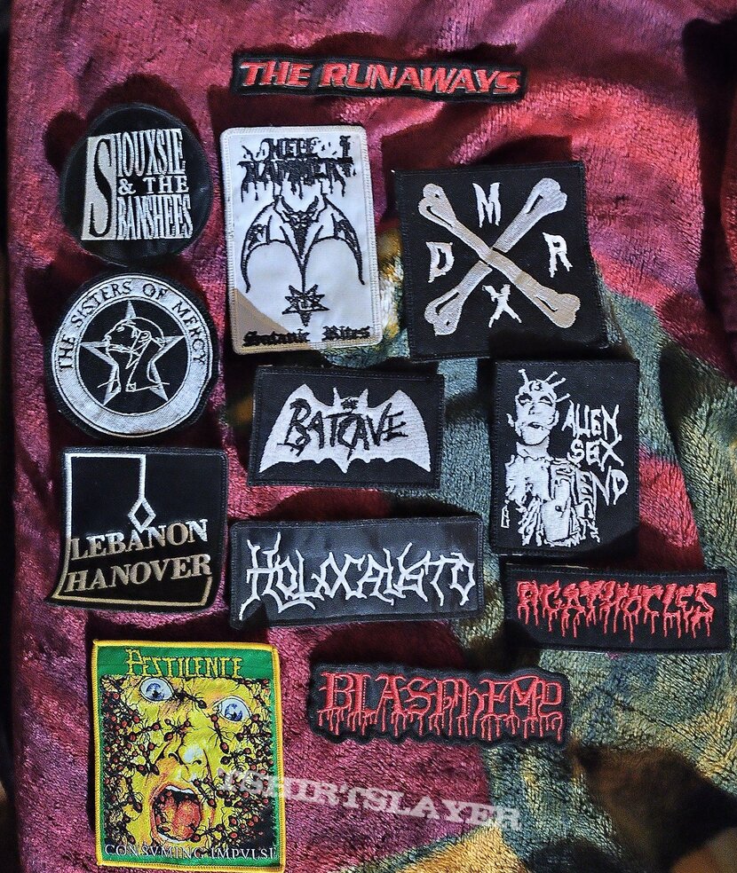 Siouxsie And The Banshees Embroidery Patches Siouxsie And The Banshees Embroidery Patches