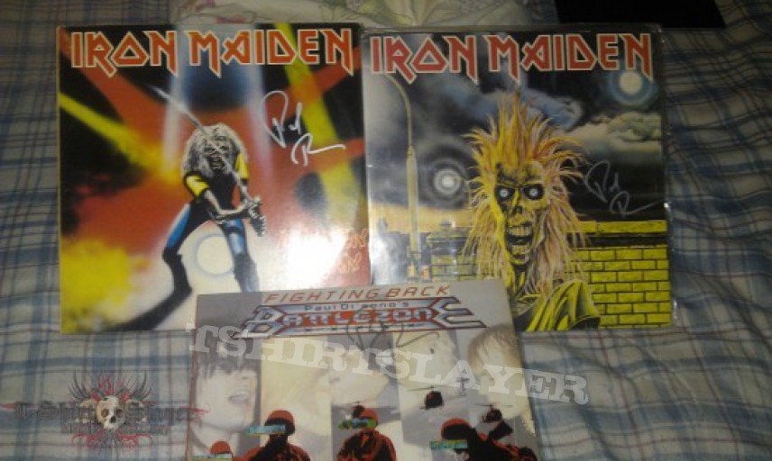 Other Collectable - iron maiden signed by Di'anno