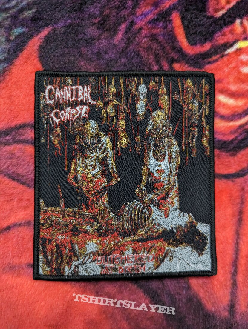 Cannibal Corpse - Butchered At Birth woven patch 