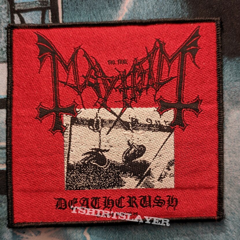 Mayhem - Deathcrush woven patch 