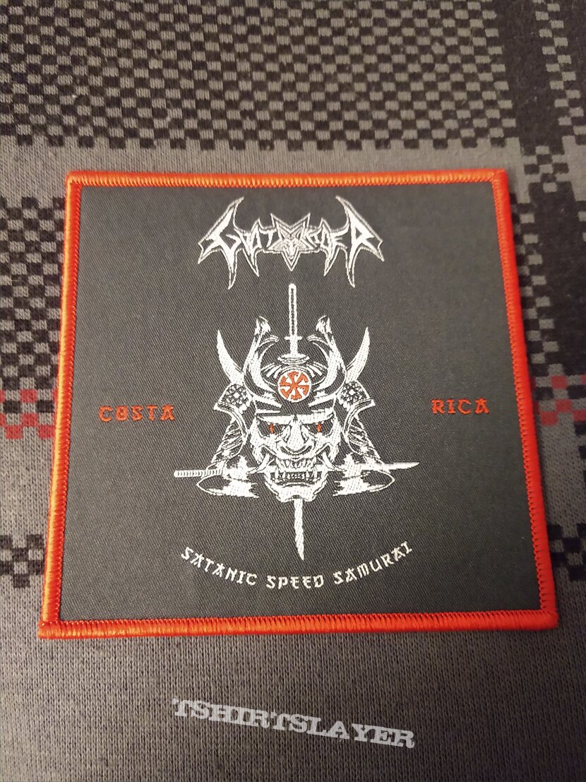 Goat Rider - Satanic Speed Samurai woven patch