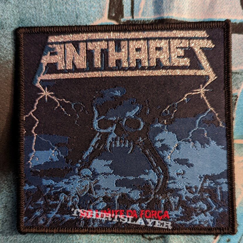 Anthares - No Limite da Força woven patch (black border)