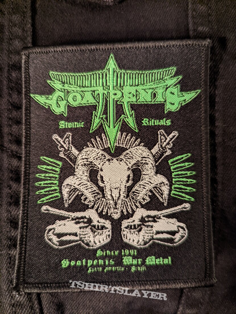 Goatpenis - Atomic Rituals woven patch