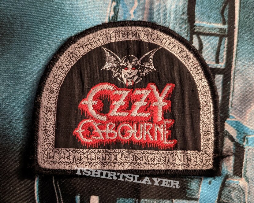 Ozzy Osbourne woven patch 