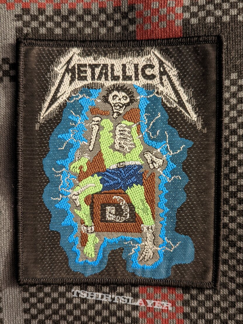 Metallica - Ride the Lightning woven patch