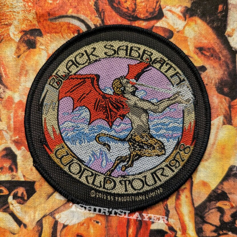 Black Sabbath - World Tour 1978 woven patch 