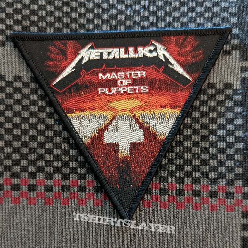 Metallica - Master of Puppets woven triangle patch