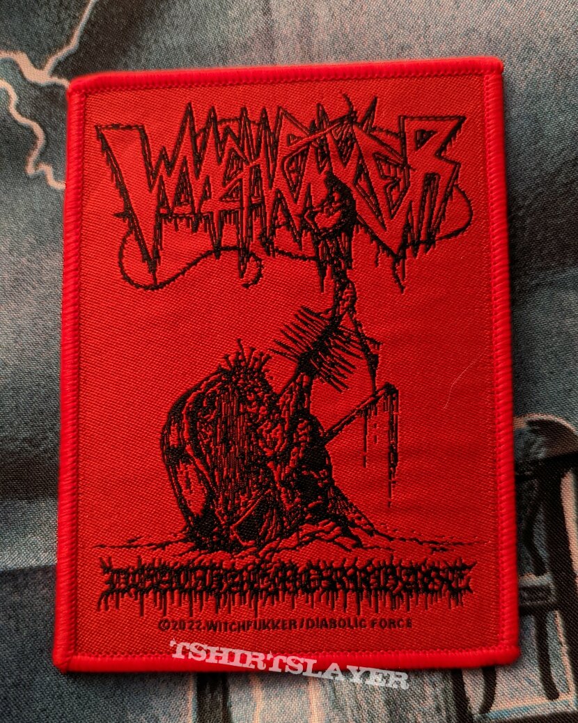 Witchfukker - Deathaemorrage woven patch 