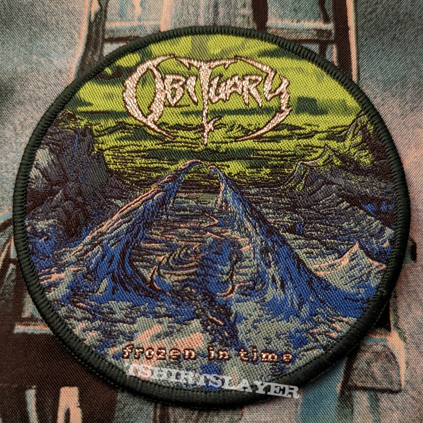 Obituary - Frozen In Time woven patch 