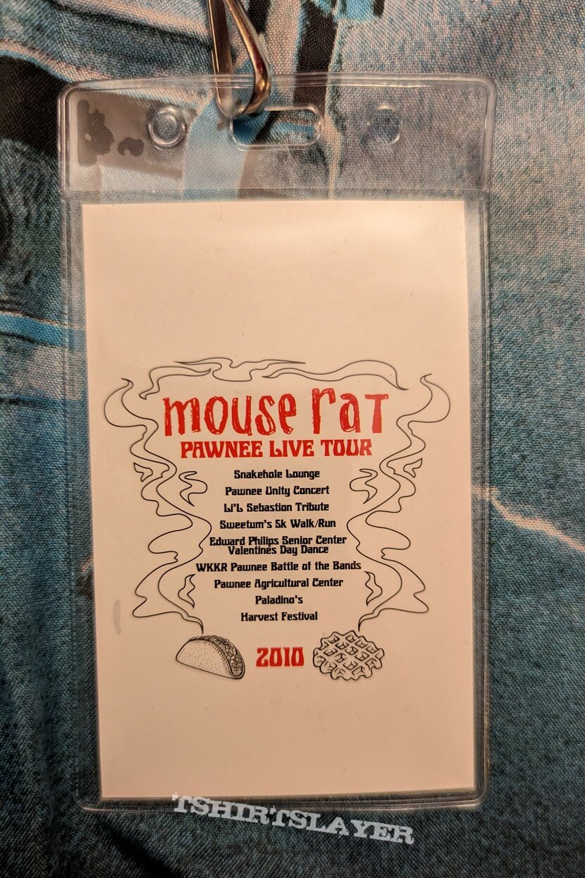 Mouse Rat Pawnee Live Tour lanyard