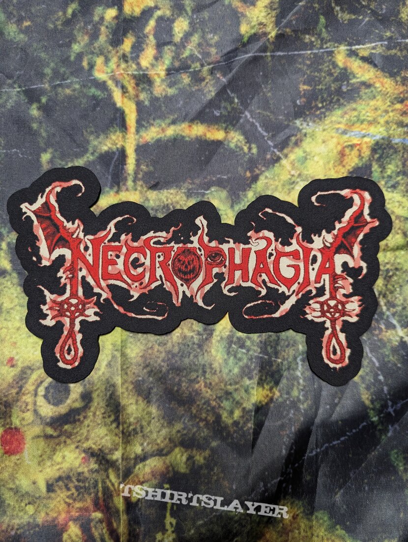 Necrophagia woven backshape 