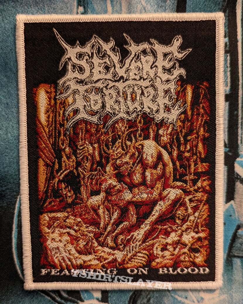 Severe Torture - Feasting On Blood woven patch 