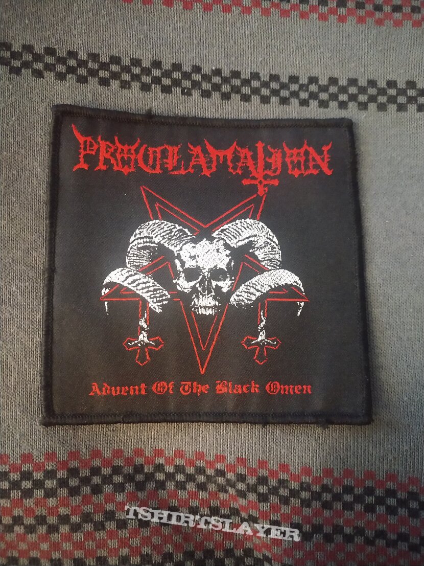 Proclamation - Advent of the Black Omen woven patch