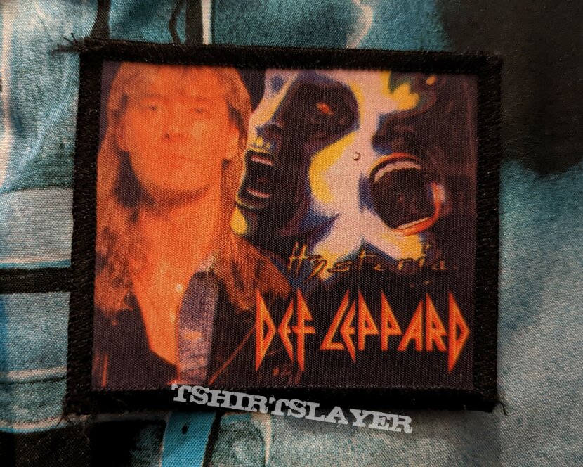 Def Leppard printed patch 
