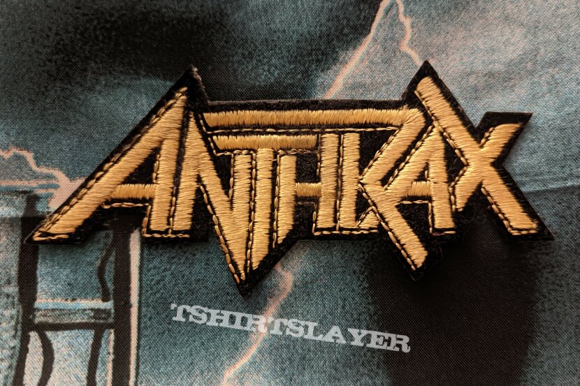 Anthrax embroidered logo patch 