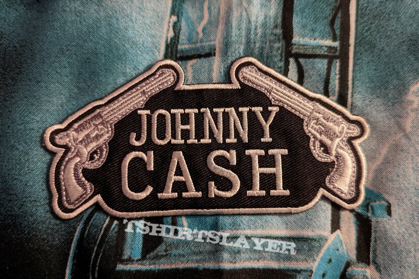 Johnny Cash embroidered patch 