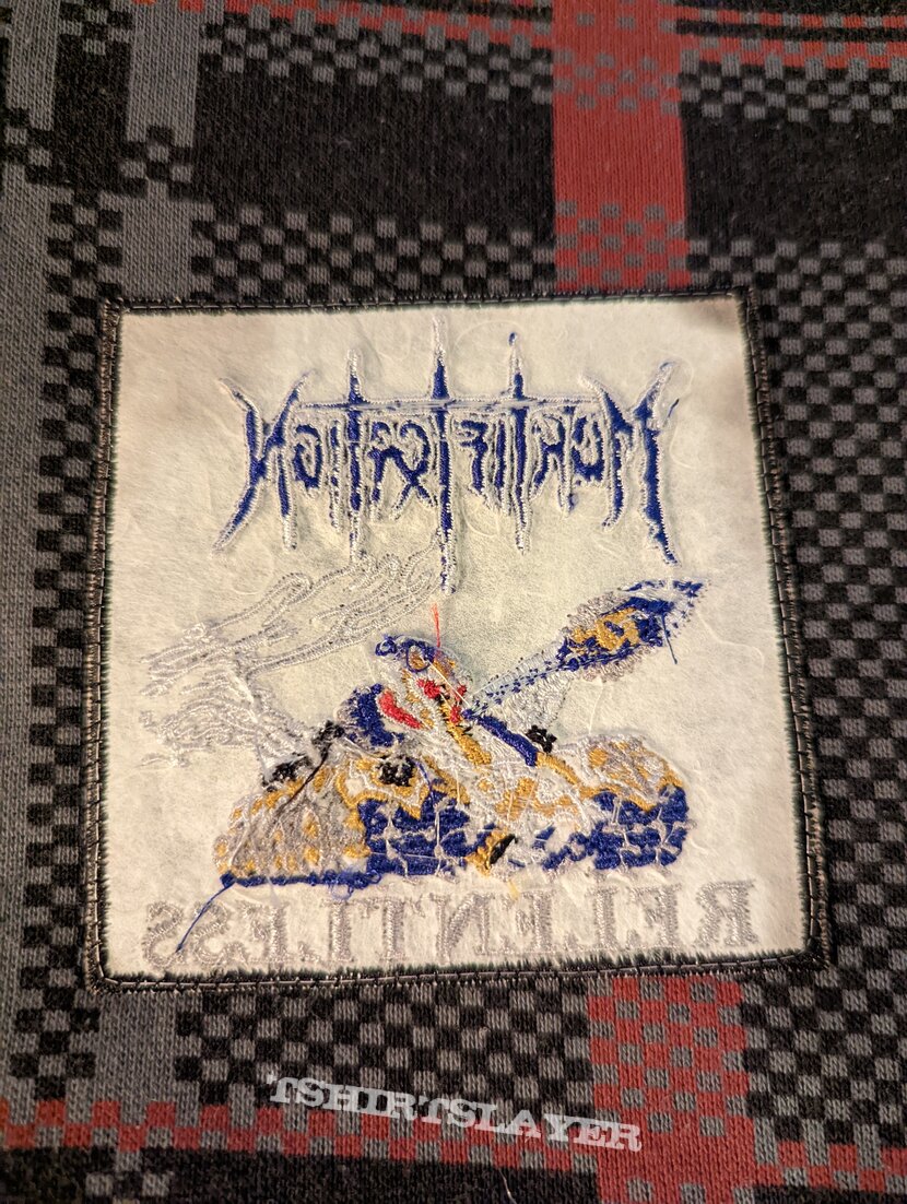 Mortification - Relentless embroidered patch
