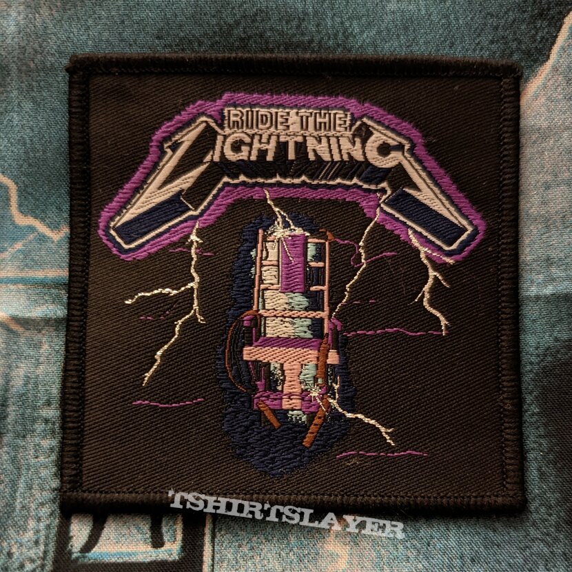 Metallica - Ride The Lightning woven patch 