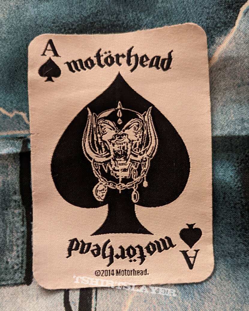 Motörhead - Ace Of Spades woven patch 
