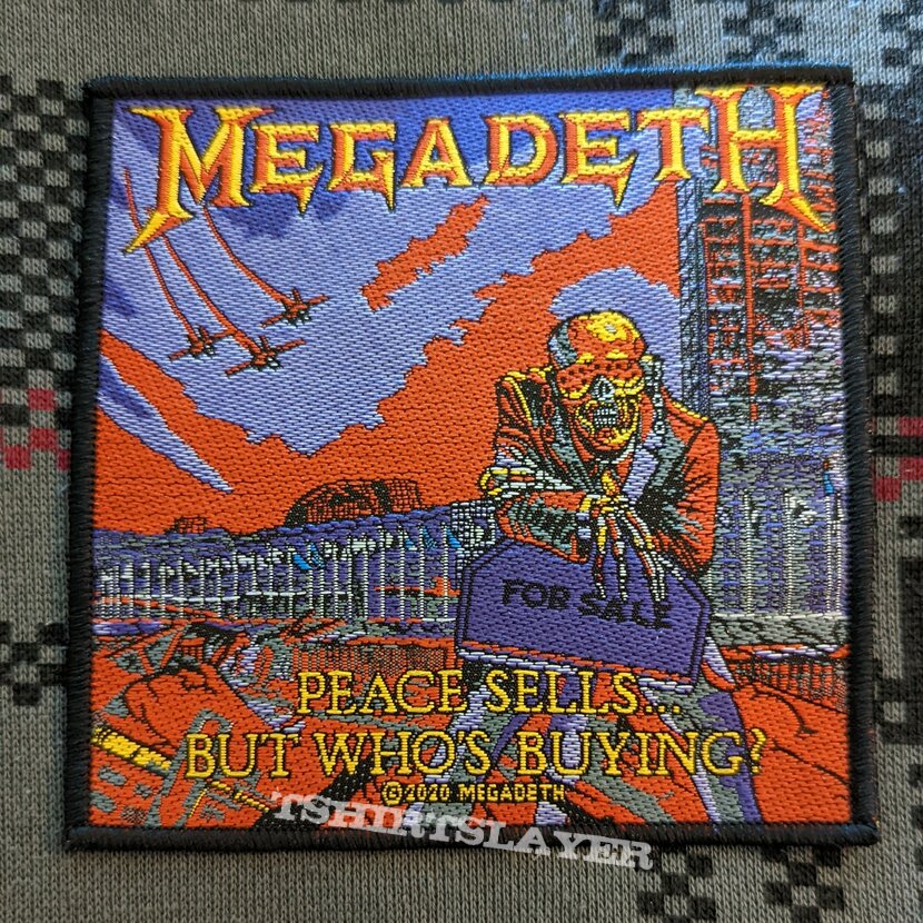 Megadeth - Peace Sells... But Who&#039;s Buying? Woven patch