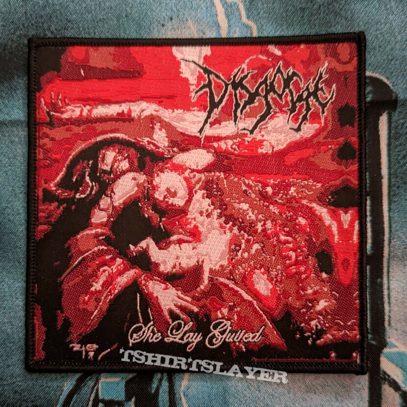 Disgorge - She Lay Gutted woven patch 