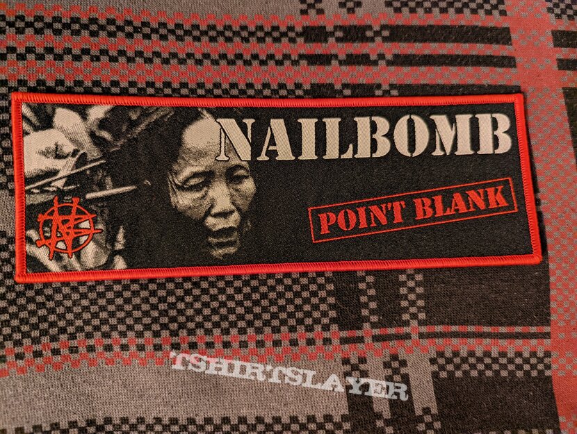 Nailbomb - Point Blank woven patch