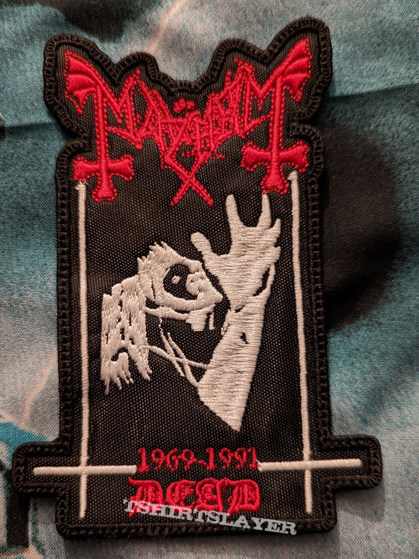 Mayhem - Dead memorial embroidered patch