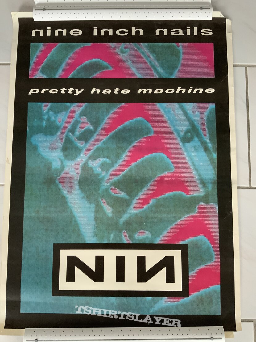 Nine inch Nails Pretty Hate Machine Promo Poster | TShirtSlayer TShirt and  BattleJacket Gallery