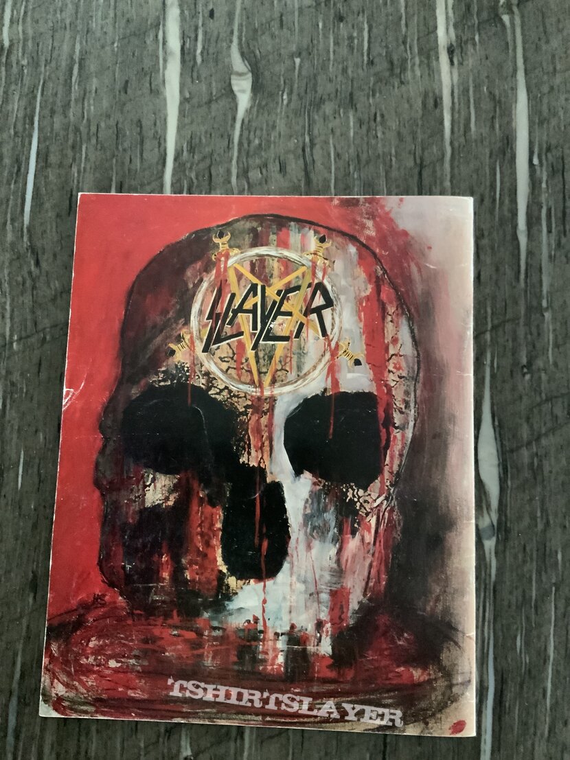 Slayer World Sacrifice Tourbook