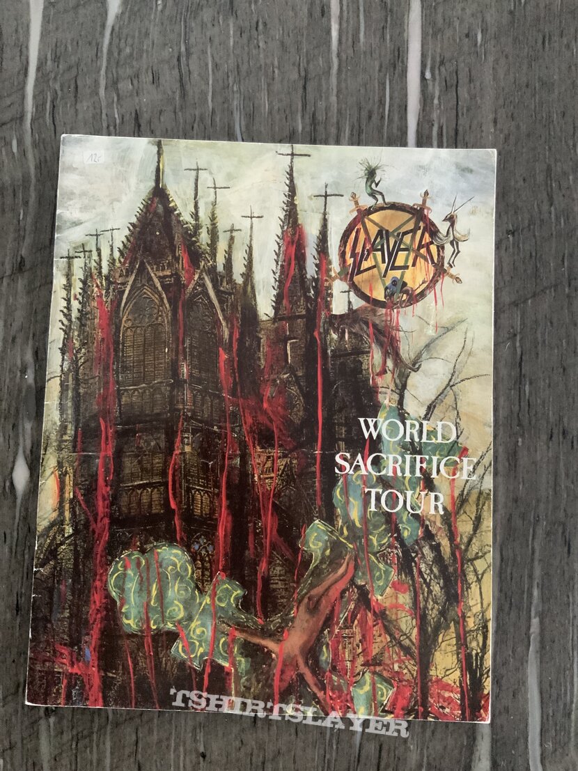 Slayer World Sacrifice Tourbook