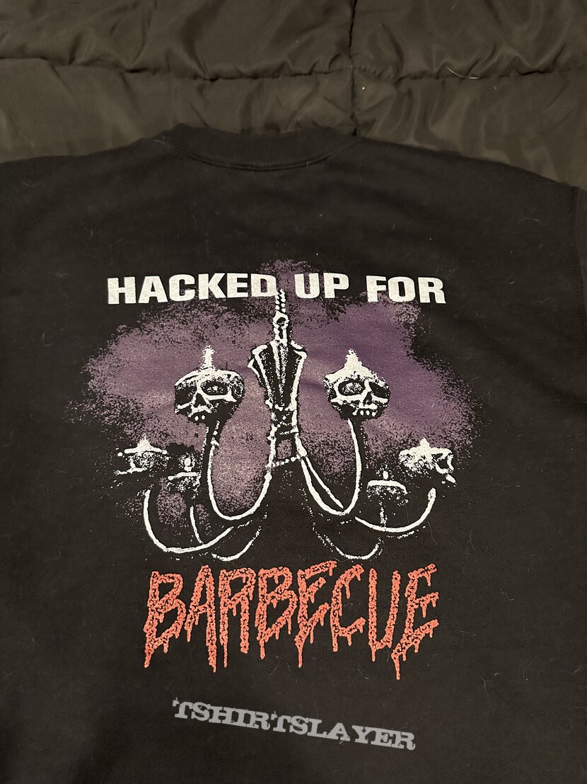 Mortician &#039;Hacked Up for Barbeque&#039; Sweatshirt