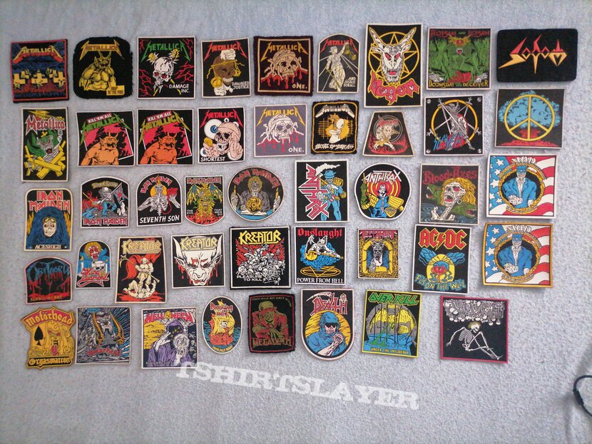 Metallica Metal Rubber patches 80s 90s