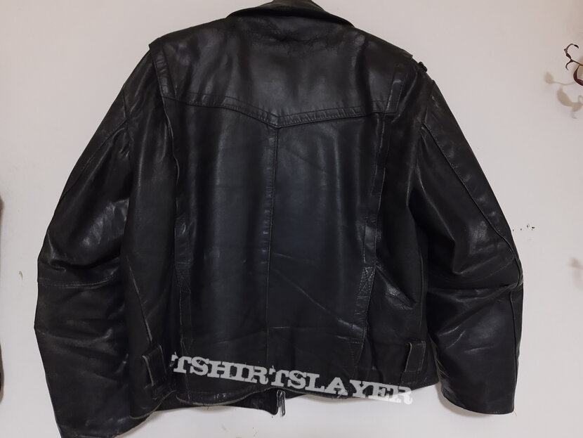 Darkthrone Bristol Golden Crown leather jacket