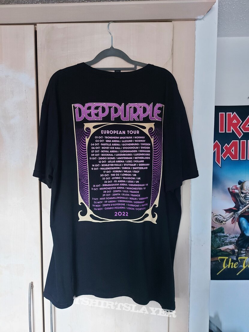 deep purple tour t shirt