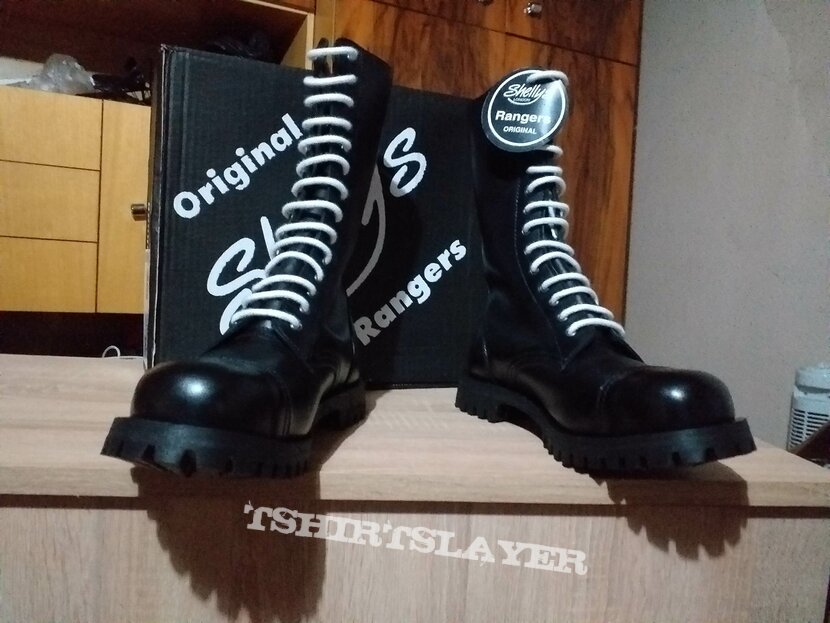 Shelly's Rangers Boots - 10 & 14 eyelets | TShirtSlayer TShirt and  BattleJacket Gallery