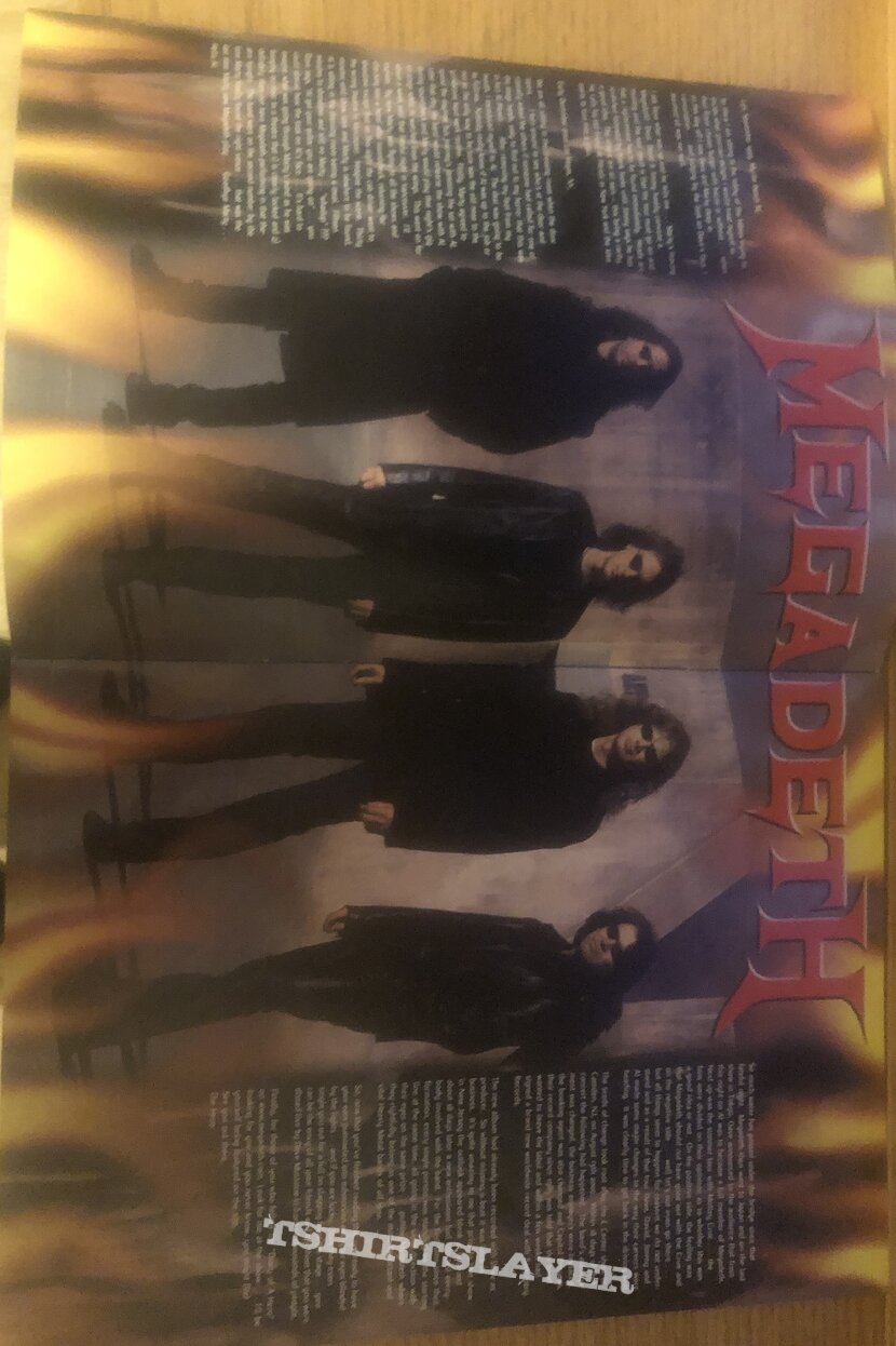Megadeth World Needs A Hero Tour Book 2001