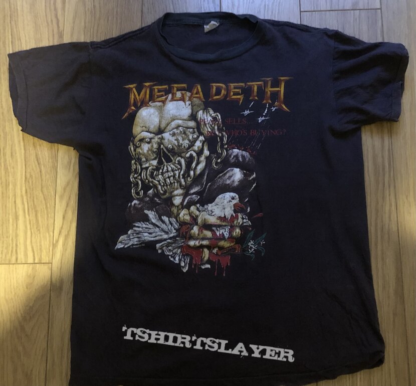 Megadeth 1988 European Tour Shirt