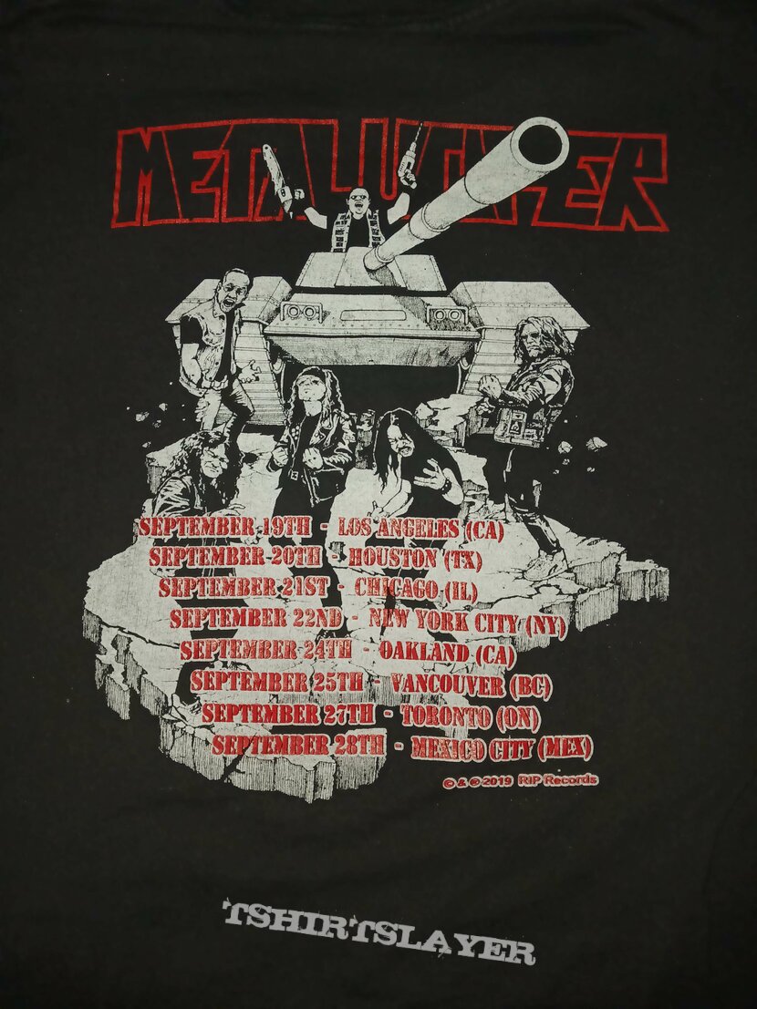 Metalucifer tour shirt