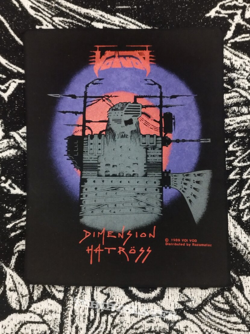 Voivod - Dimension Hatröss (1989) Backpatch Voivod - Dimension Hatröss (1989) Backpatch