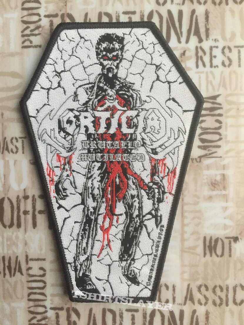 Mortician- Brutally Mutilated Coffin Patch