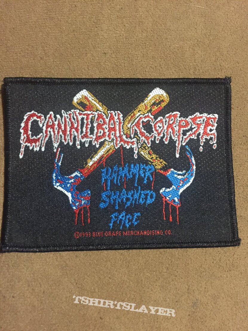 Cannibal Corpse- Hammer Smashed Face Patch (original)