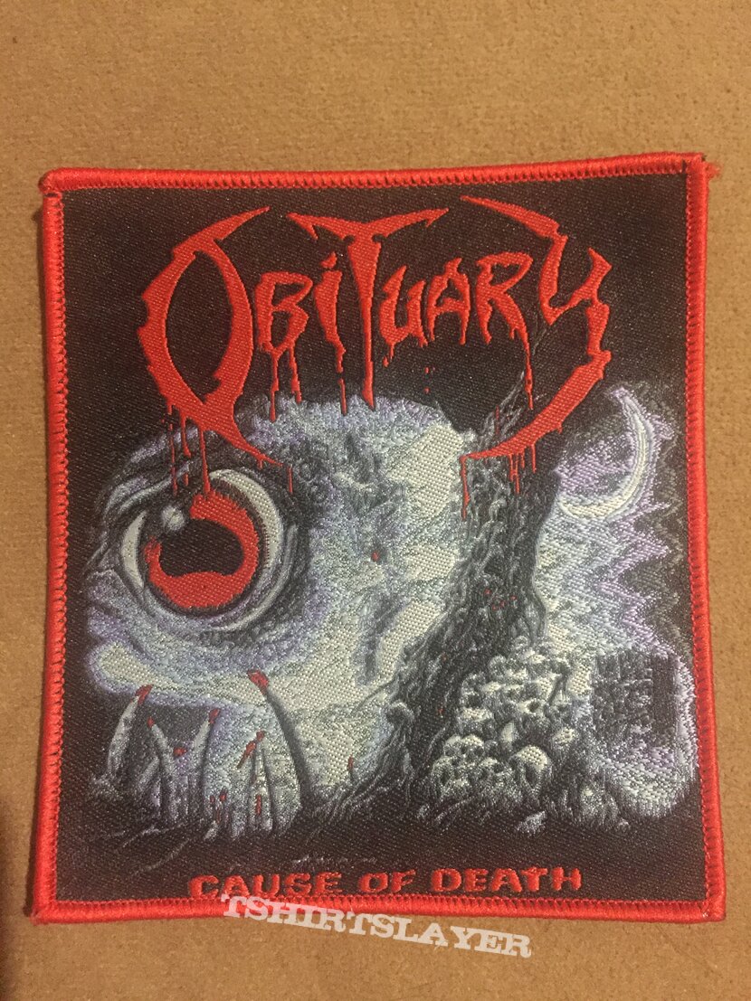 Obituary- Cause of Death Patch