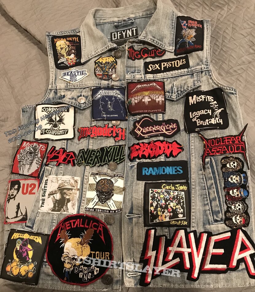 Metallica My battle vest (80s version)