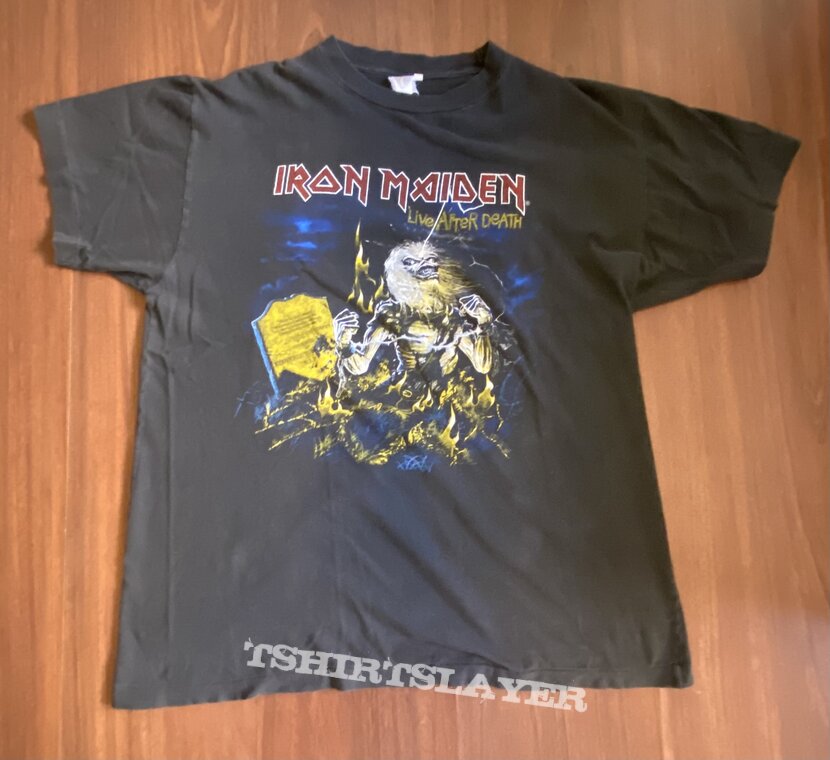 Iron Maiden 1985 live after death | TShirtSlayer TShirt and BattleJacket  Gallery