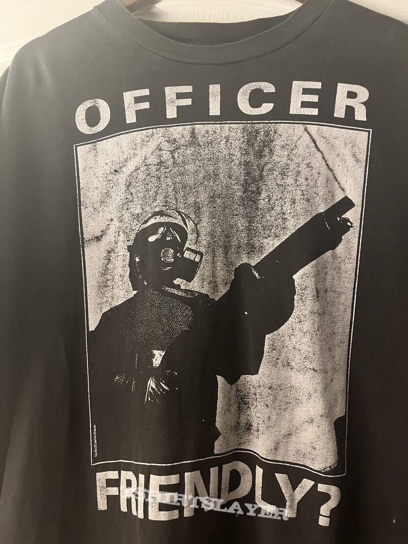 None 1990s Punchline “Officer Friendly” T Shirt