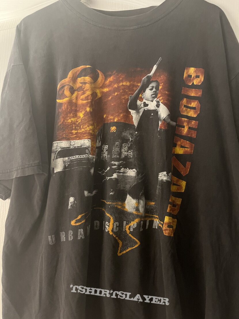 1993 Biohazard “Urban Discipline” T Shirt | TShirtSlayer TShirt and  BattleJacket Gallery