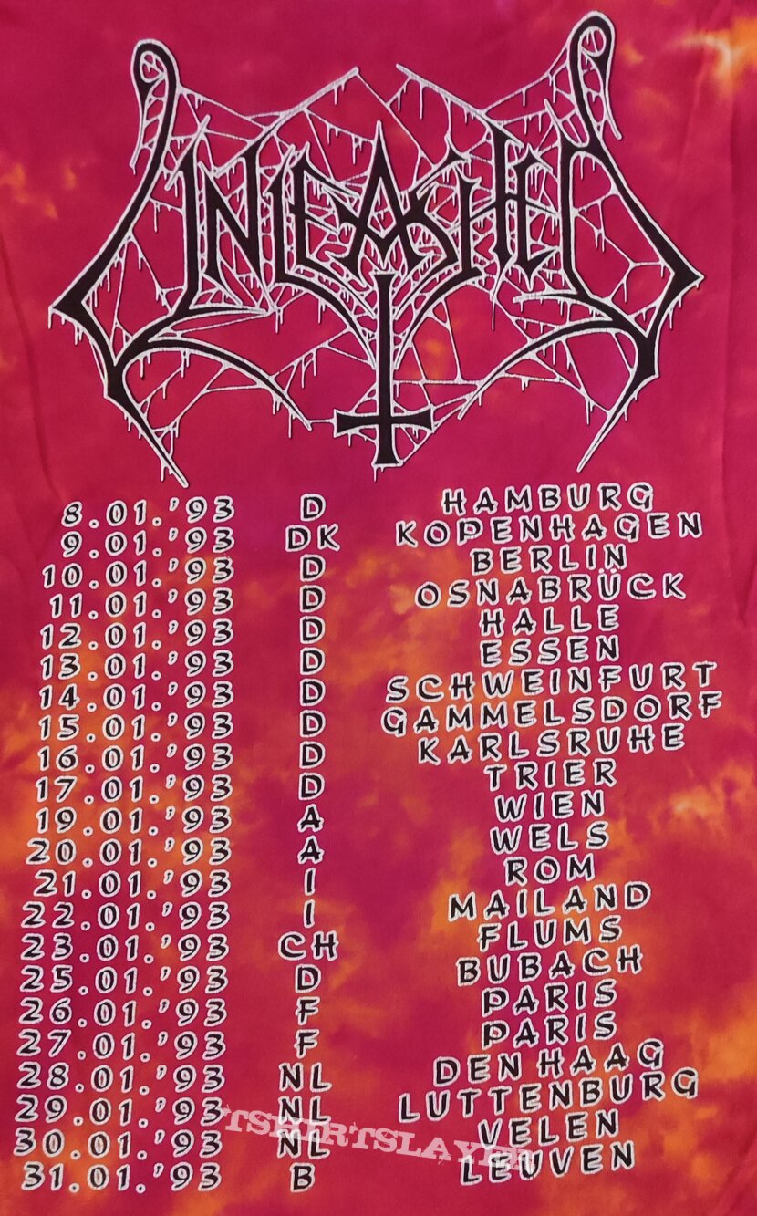 Unleashed - Shadows In The Deep Tour 1993 - Tie-Dye - Longsleeve Unleashed - Shadows In The Deep Tour 1993 - Tie-Dye - Longsleeve