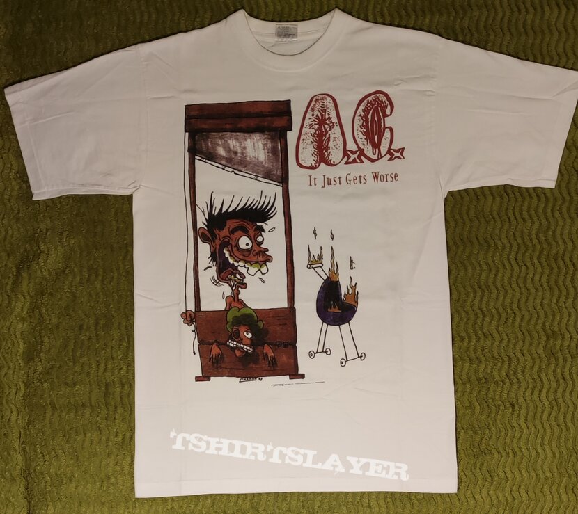 Anal Cunt - It Just Gets Worse - T-Shirt 1999 BACKSIDE! | TShirtSlayer TShirt and BattleJacket Gallery Anal Cunt - It Just Gets Worse - T-Shirt 1999 BACKSIDE! | TShirtSlayer TShirt and BattleJacket Gallery