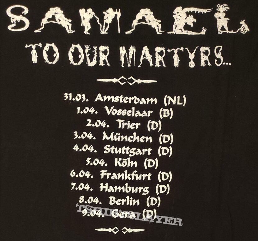 Samael - To Our Martyrs / Tour 1994 - Longsleeve