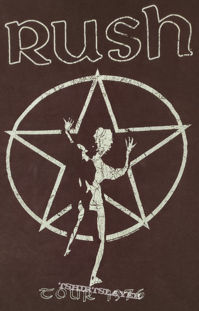Rush - Tour 1976 - Girly - T-Shirt Reprint 2004